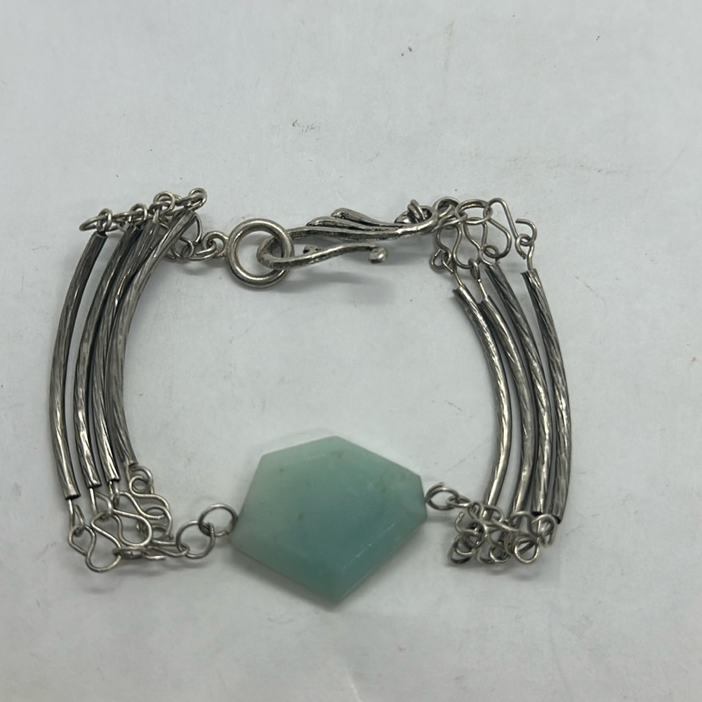 Larimar Bead Bracelet